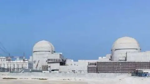 Una imagen de la central nuclear de Barakah en Abu Dhabi.