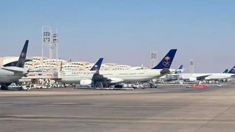 Una imagen del Aeropuerto Internacional de Riad, capital de Arabia Saudita. (Fuente externa)