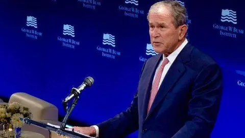 El expresidente de Estados Unidos George W. Bush.