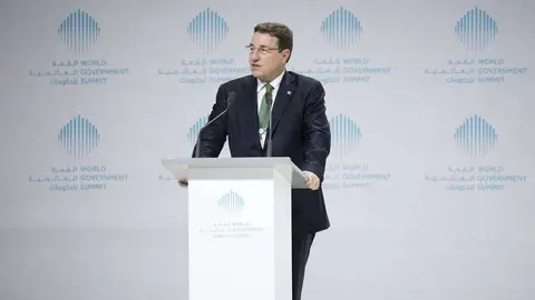 Achim Steiner durante su intervención en la Cumbre Mundial del Gobierno. (Cedida)