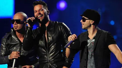 Martin reunió a Wisin & Yandel para su nuevo sencillo, del que también grabó un vídeo. (GFR Media)