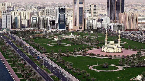 Una imagen del emirato de Sharjah.