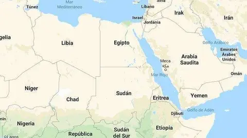 En el mapa de Google se observan los países más castigados por el yihadismo.