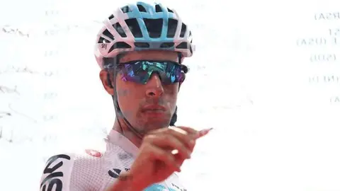 Castroviejo en el Abu Dhabi Tour 2018.