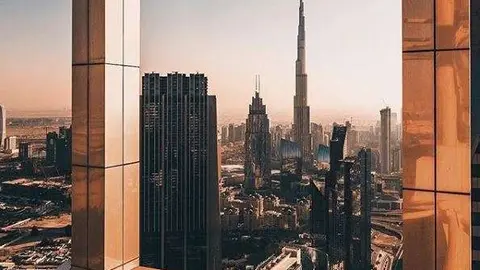 Preciosas vistas de Dubai desde la terraza del hotel Gevora. (Instagram)