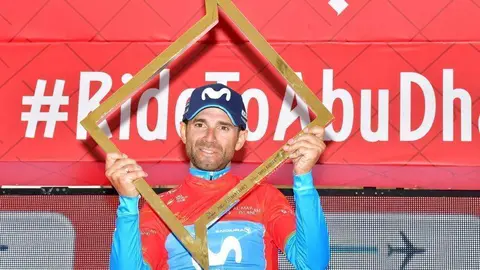 Alejandro Valverde, ganador del Abu Dhabi Tour 2018.