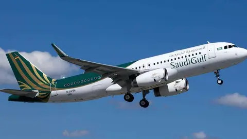 Un avión de SaudiGulf Airlines. (SaudiGulf)