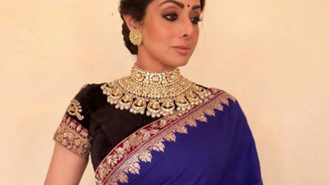 La actriz india Sridevi Kapoor en una imagen publicada en su cuenta de Instagram.
