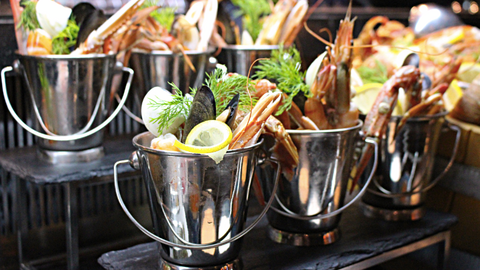 Noche de marisco en The Foundry. (Cedida)