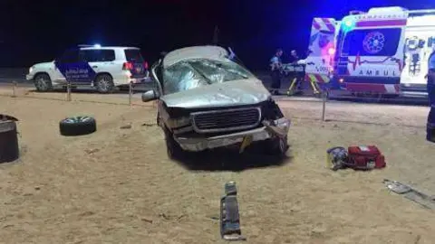 Estado en que quedó el vehículo tras el siniestro.