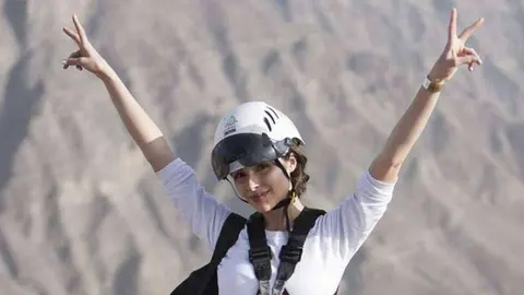 La modelo Olivia Culpo en el emirato de Ras Al Khaimah.