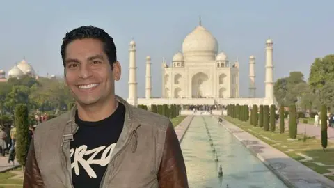 Ismael Cala en uno de sus viajes a la India. 