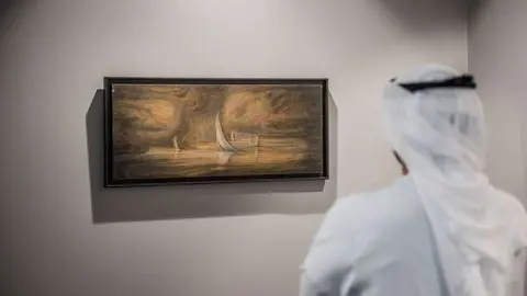Una de las obras de Art Dubai.