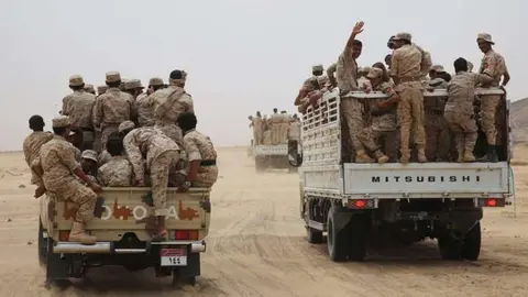 Soldados yemeníes en Adén. (EFE)