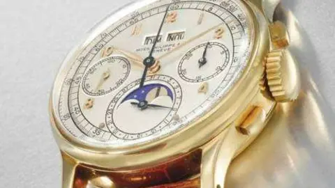 El reloj Patek Philippe subastado en Dubai.