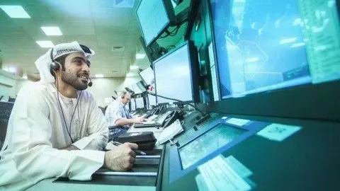 Un controlador aéreo en Dubai. (WAM)