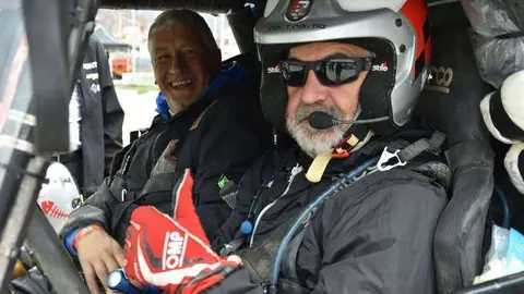 José Luis Peña y Rafael Tornabell en una de las etapas del Dakar 2018. (José Luis Peña)