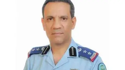 Turki Al-Malki, portavoz de las fuerzas de la Coalición Árabe.(WAM)