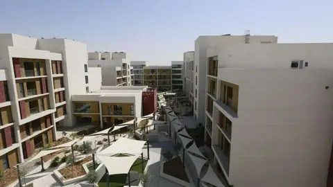 Los apartamentos de Etihad Airways en Masdar City.