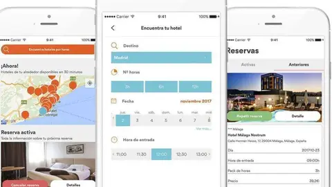 La aplicación permite un ahorro a la hora de reservar hotel.