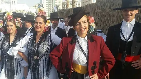 Cuadro flamenco procedente de España que participa en Sharjah Heritage Days 2018. (José Luis Gómez)