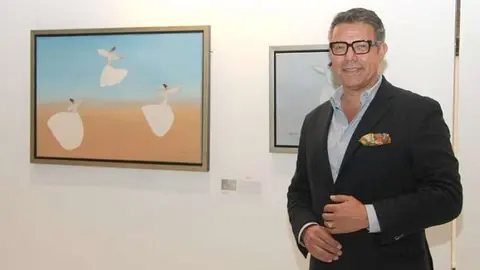 El artista mexicano José Toledo. (Alicia Bassa)