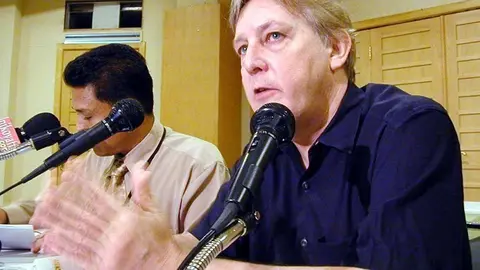 Martin Griffiths, durante una intervención.