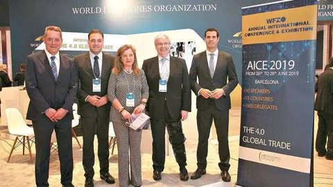 Representantes europeos de Zonas Francas en Dubai. (EL CORREO)