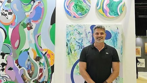 Javier Marten, en World Art Dubai. (EL CORREO)