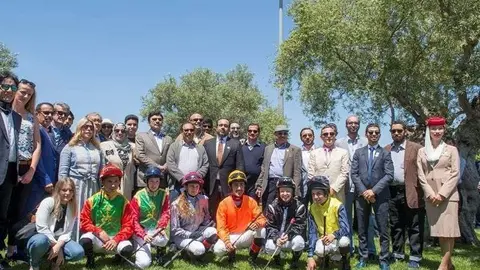 Un momento de la celebración en el hipódromo de Dos Hermanas. EFE