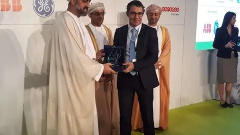 Miembros de la compañia Aqualia y Majis 