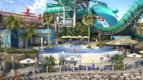Una imagen de Laguna Waterpark en La Mer de Dubai.