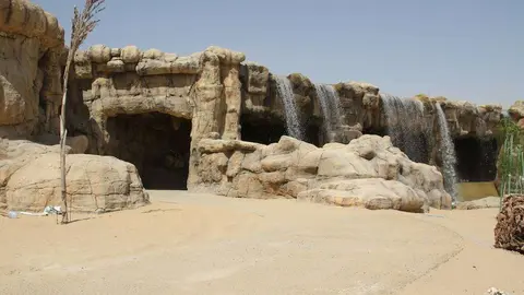 Instalaciones del nuevo Zoo de Dubai.