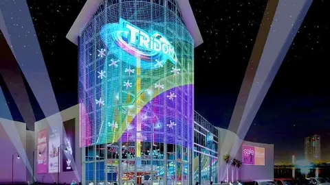 Parque de aventuras Tridom en el centro comercial Manar Mall de Ras Al Khaimah. (Cedida)