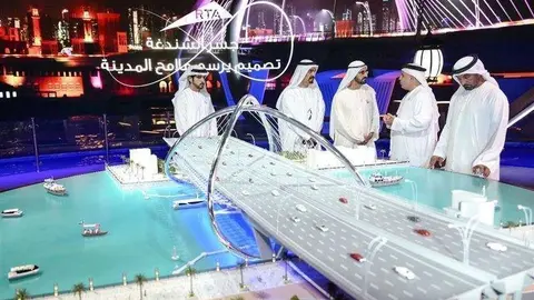 Un momento de la presentación del nuevo puente que se construirá en Dubai.