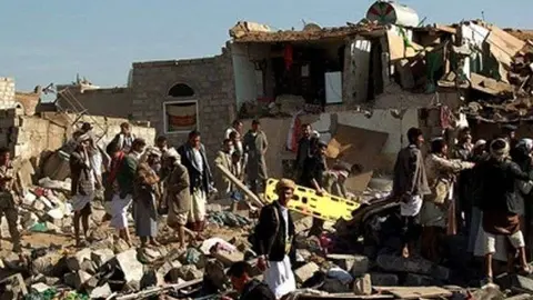 Una imagen de la capital de Yemen, Saná.