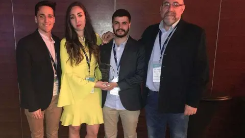 Los estudiantes de Arquitectura españoles premiados en Dubai.