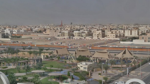 Una imagen de Mohammed Bin Zayed City de Abu Dhabi.