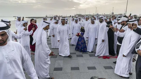 Una imagen de Hudayriat Island, la nueva playa de Abu Dhabi.