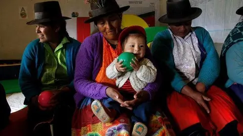 Niño peruano que se beneficiará del proyecto de Dubai Cares.