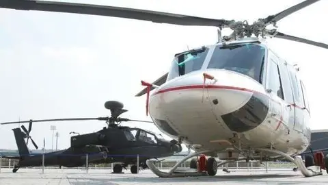 Una imagen de la Dubai HeliShow.