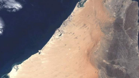 La imagen de la NASA obtenida hace 34 años.