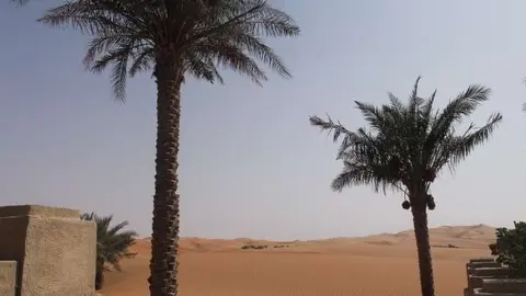Una imagen del desierto de Abu Dhabi. (EL CORREO)