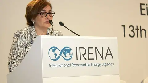 Viceministra de Energía de Costa Rica durante su participación en la VII Asamblea de IRENA en Abu Dhabi. (ELCORREO)
