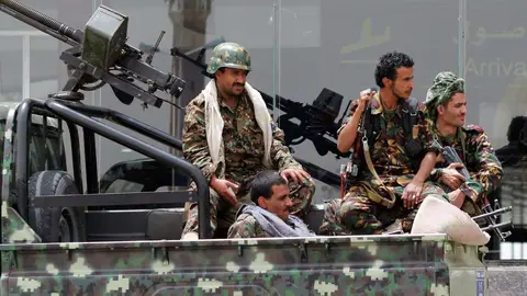 Los rebeldes hutíes de Yemen.