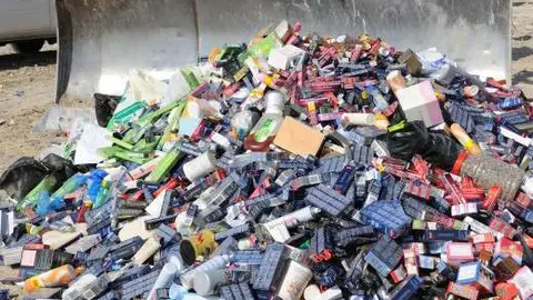 Los productos destruidos ponían en riesgo la salud de los clientes.