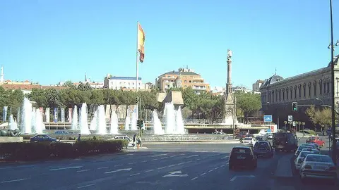 La Plaza de Colón en la capital de España.
