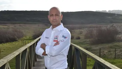 Joxean Fernández Matxin, responsable del equipo ciclista de UAE Emirates.