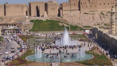 Una imagen de la ciudad de Erbil en Irak.