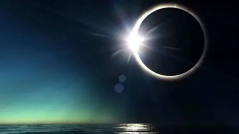 Una imagen de un eclipse lunar.